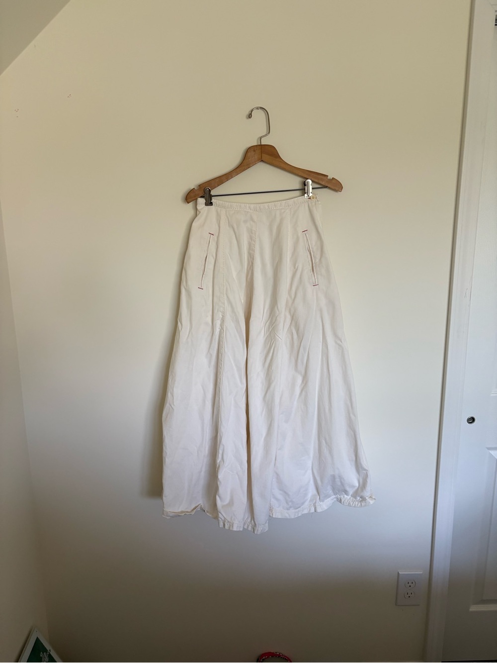 American Vintage Cream Full Circle Skirt